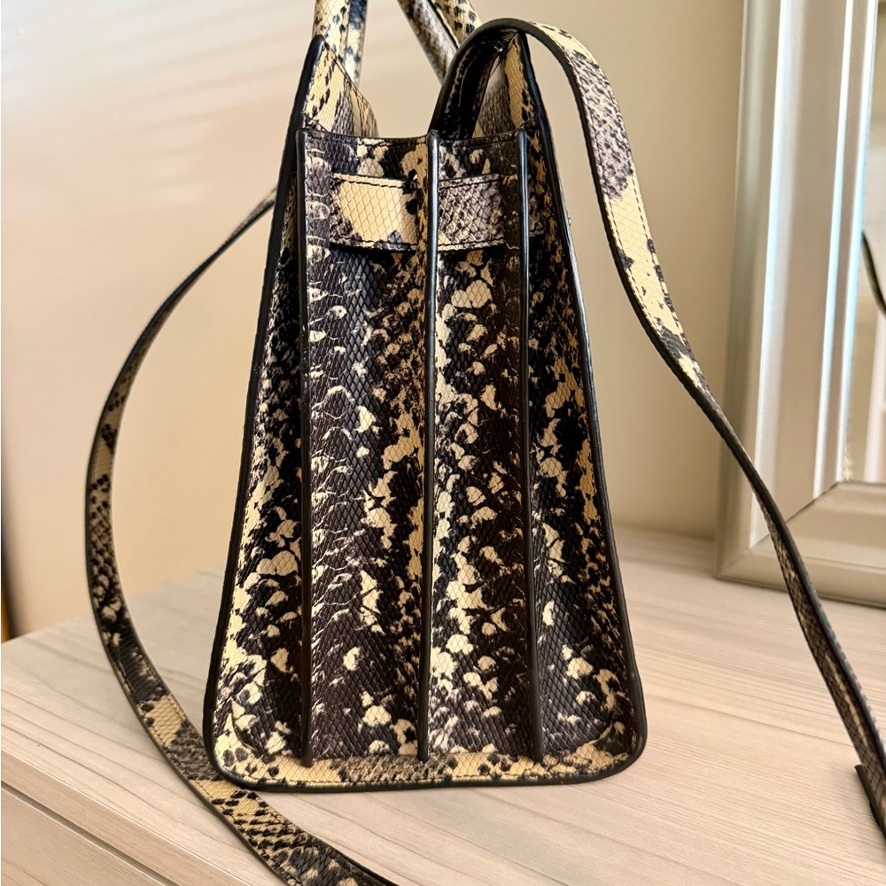 Rare Saint Laurent python embossed sac de jour in… - image 5